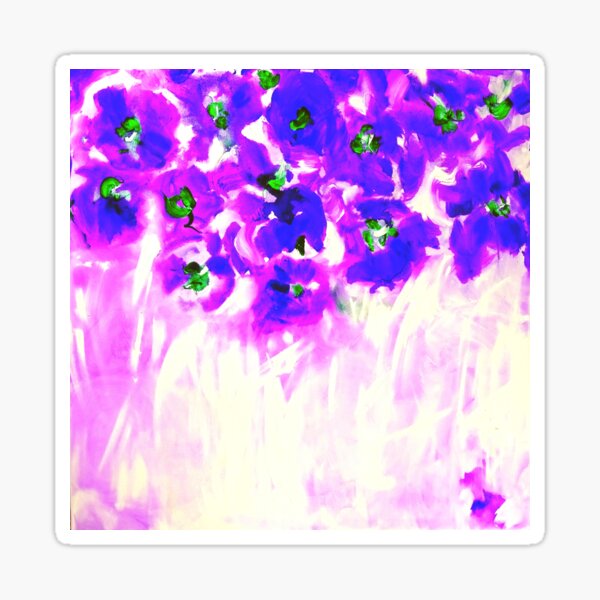 Habibiflo pinkblau Sticker