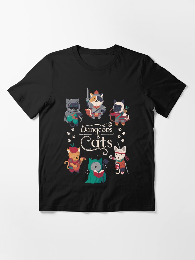 Dungeons and 2025 cats t shirt