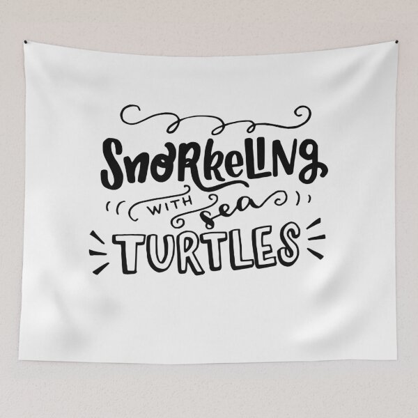 Item preview, Snorkeling With Sea Turtles designed and sold by Trio's Stuff.