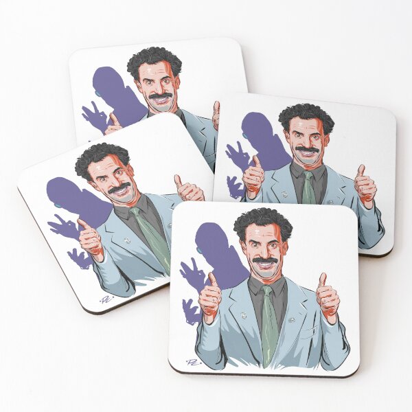 Item preview, Sasha Baron Cohen - An illustration by Paul Cemmick designed and sold by TIGERDAVER.