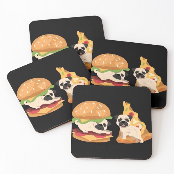 Item preview, Cartoon Puglie Pug Food Gift Design for Pug Fans graphic designed and sold by Lisbob.