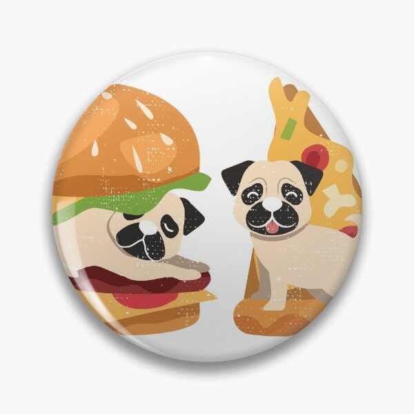 Item preview, Cartoon Puglie Pug Food Gift Design for Pug Fans graphic designed and sold by Lisbob.