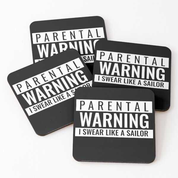 Item preview, Parental Warning I Swear Like a Sailor / Funny Tee Design designed and sold by RedBoyShop.