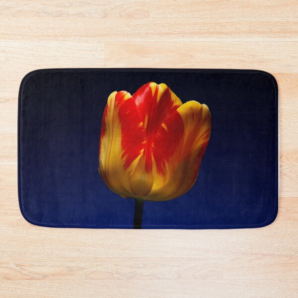 Item preview, A single beautiful variegated yellow and red tulip designed and sold by Phillip Thornton.