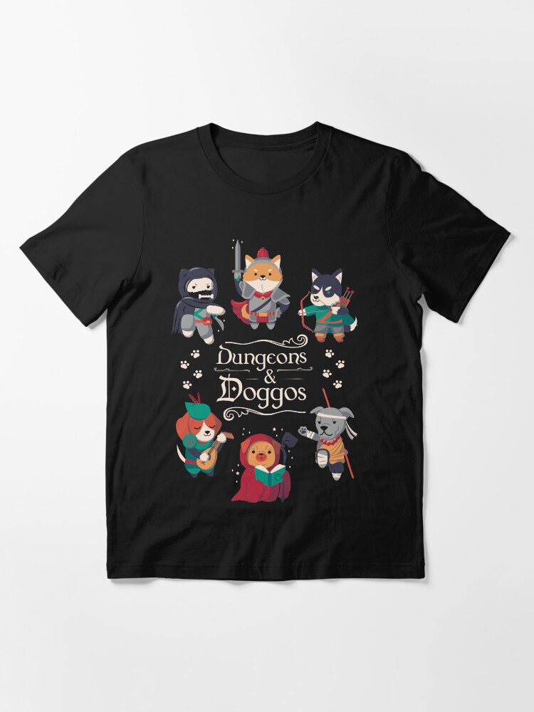 Alternate view of Dungeons and Doggos Essential T-Shirt