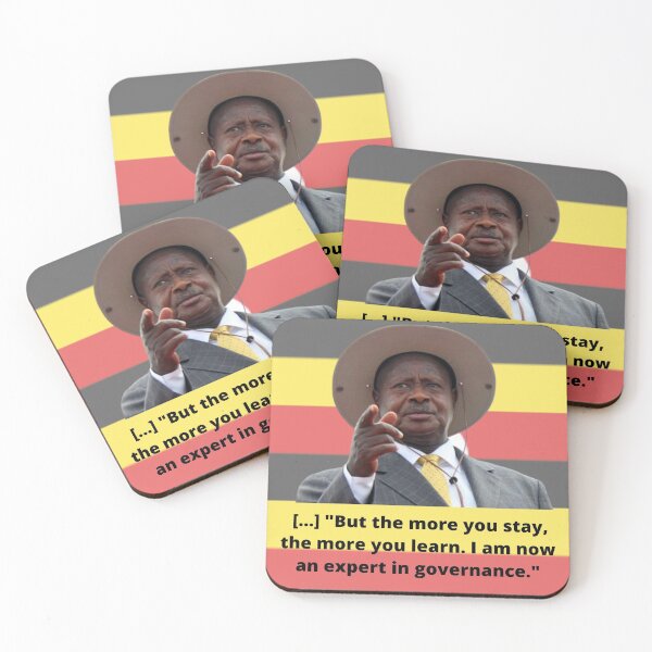 Aperçu de l'œuvre Museveni Ouganda créée et vendue par dictatormerch.