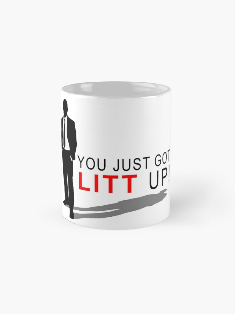 Suits You Just Got Litt Up Ceramic Coffee Mug White 11 Oz 15 Oz