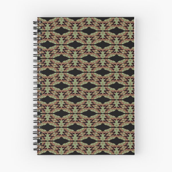 Item preview, Red, Green on Black Tessellation. Geometrical. Repeating. Pattern  designed and sold by shirtdan.