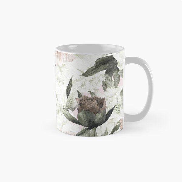 Item preview, Peony pattern, watercolor designed and sold by Olga Melikhova.