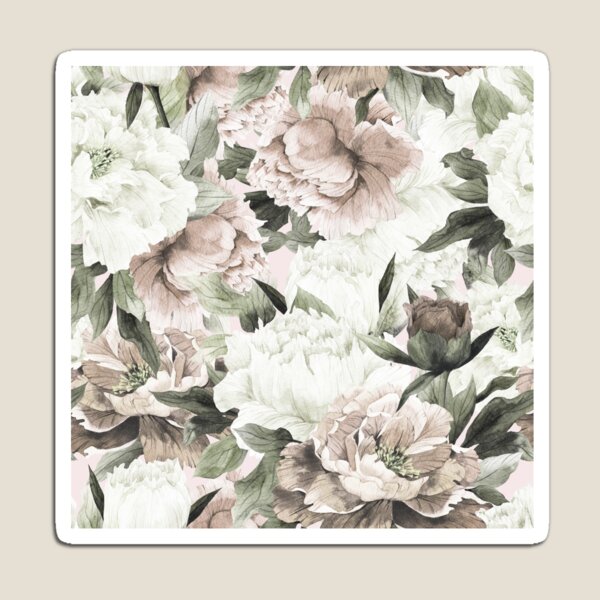 Item preview, Peony pattern, watercolor designed and sold by Olga Melikhova.