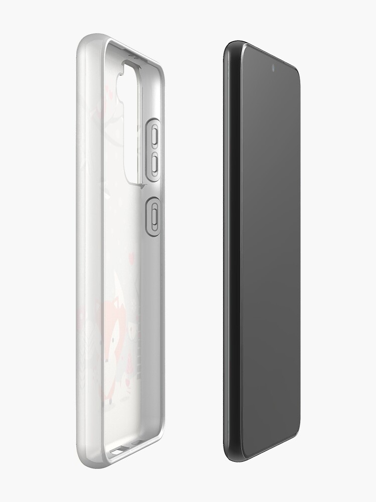 Alternate view of Christmas baby fox 03 Samsung Galaxy Phone Case
