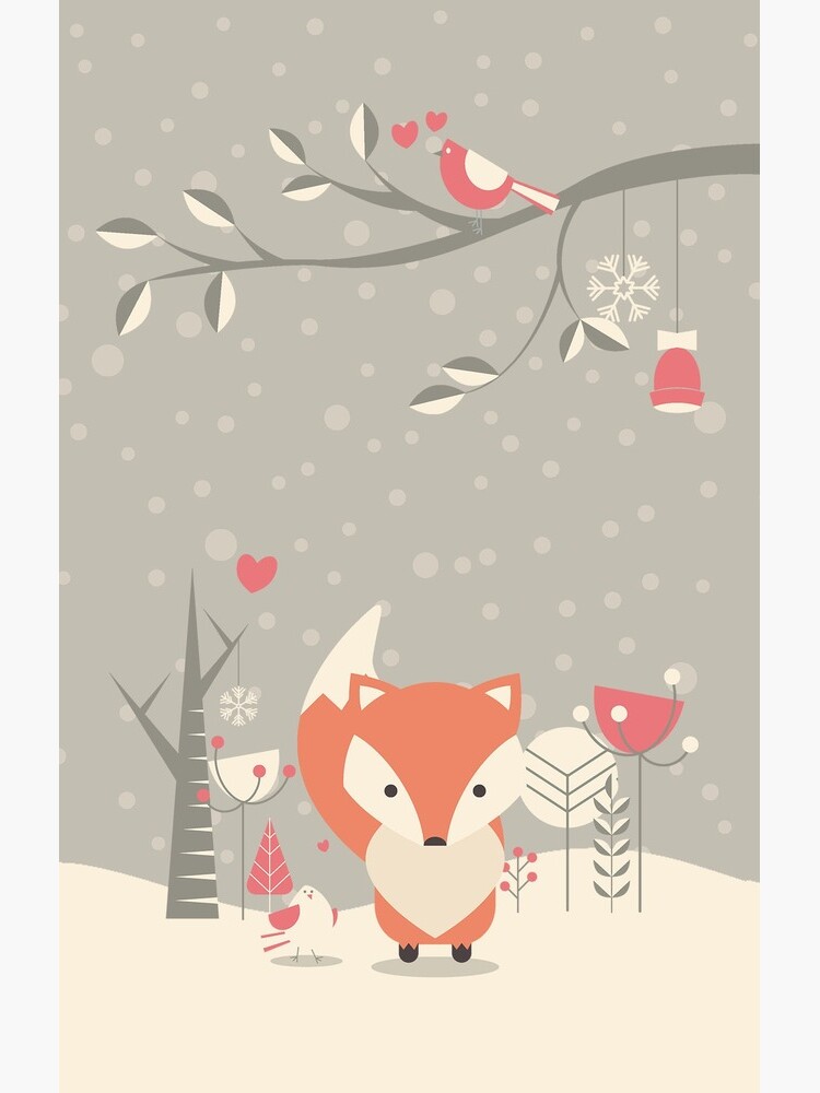 Christmas baby fox 03 by BlueLela