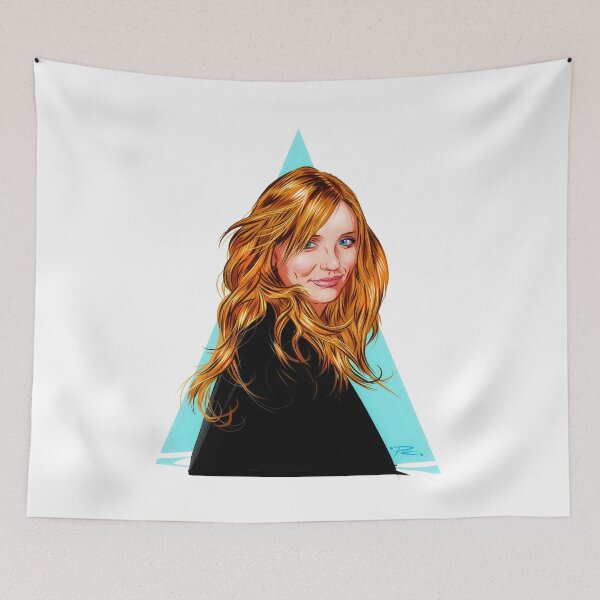 Item preview, Cameron Diaz - An illustration by Paul Cemmick designed and sold by TIGERDAVER.