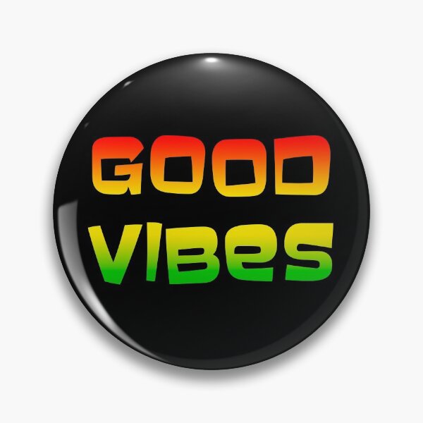 Item preview, Good vibes reggae rasta colours designed and sold by Stageystuff.