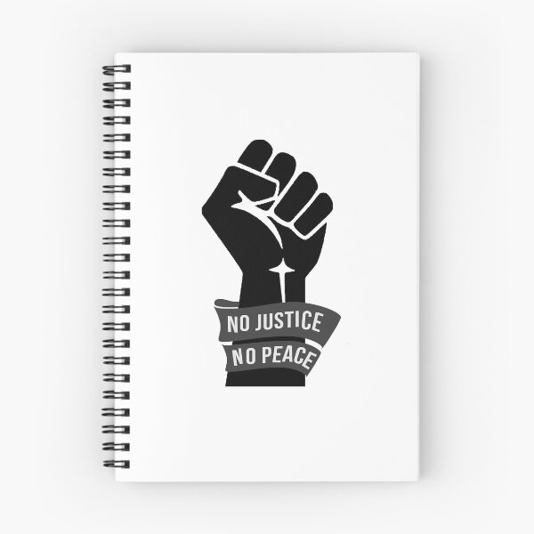 Aperçu de l'œuvre T-shirt No Justice No Peace créée et vendue par Marouk.