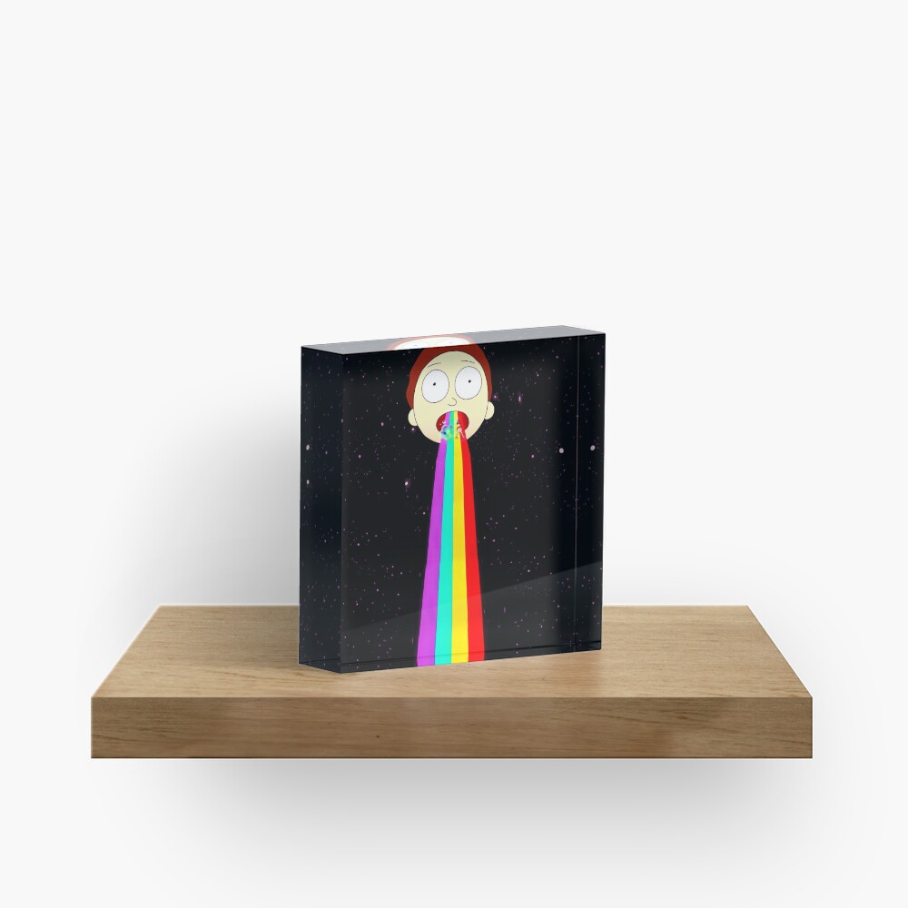 Moonman Morty Acrylic Block