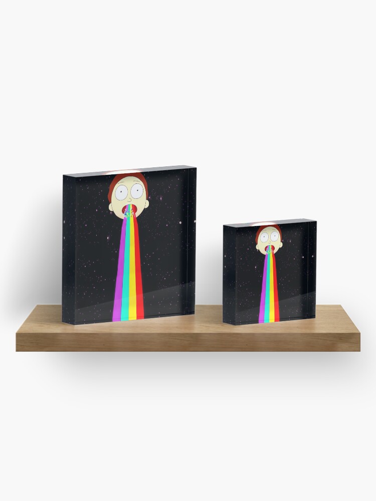 Alternate view of Moonman Morty Acrylic Block