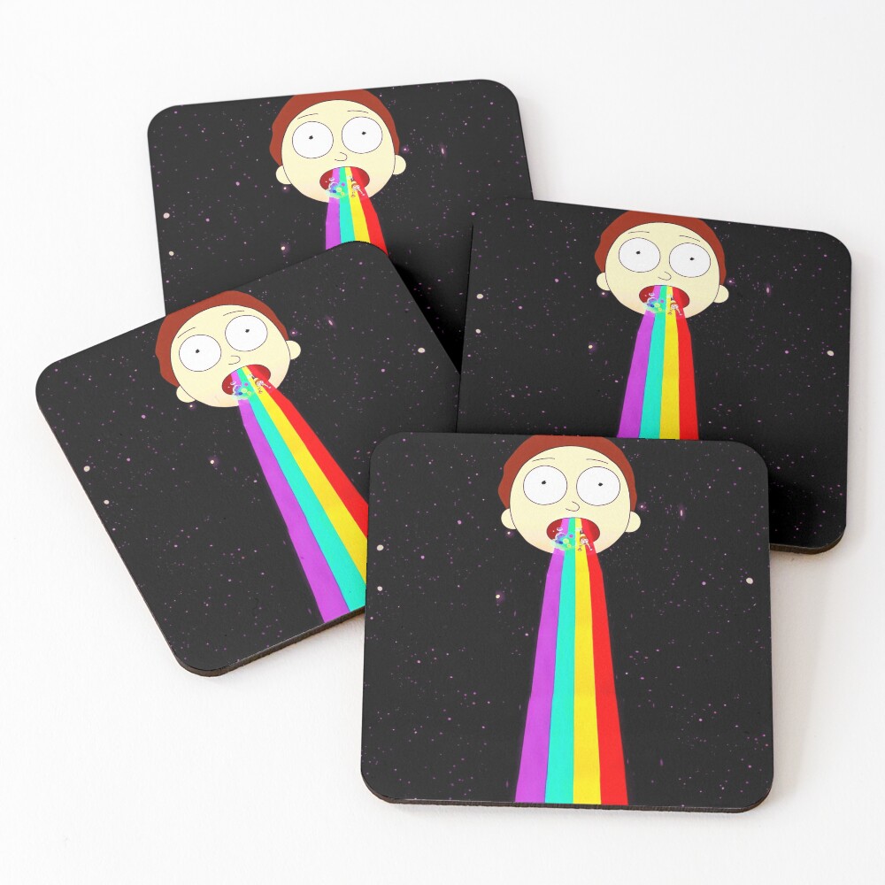 Moonman Morty Coasters (Set of 4)