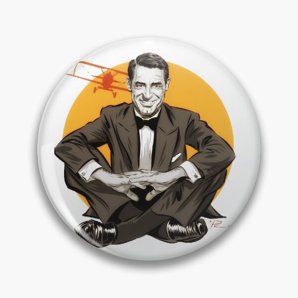 Item preview, Cary Grant - An illustration by Paul Cemmick designed and sold by TIGERDAVER.
