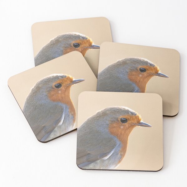 Item preview, Robin with white feather designed and sold by AYatesPhoto.