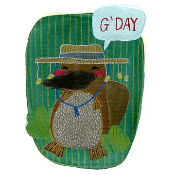 Artwork thumbnail, G'day Platypus by ddanyen