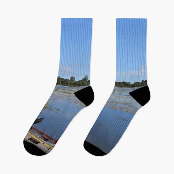 Item preview, Boat on the lake designed and sold by Linnys-Designs.