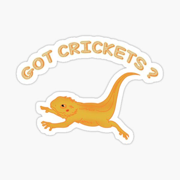 Item preview, Got Crickets Bearded Dragon Bait design designed and sold by Lisbob.