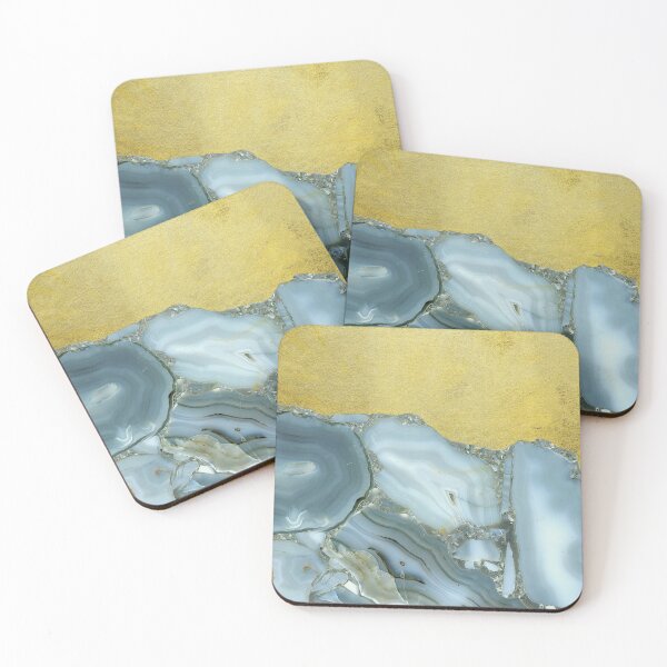 Item preview, Marble Agate Slices Crystal Geode Abstract Boho  designed and sold by Inogitna Designs.