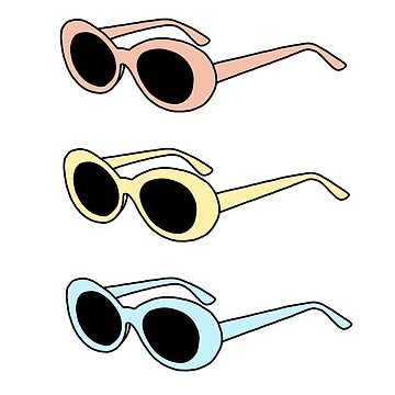 Artwork thumbnail, Pack of hawaii clout glasses by Pastel-PaletteD
