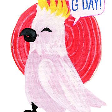 Artwork thumbnail, G'day Cockatoo by ddanyen