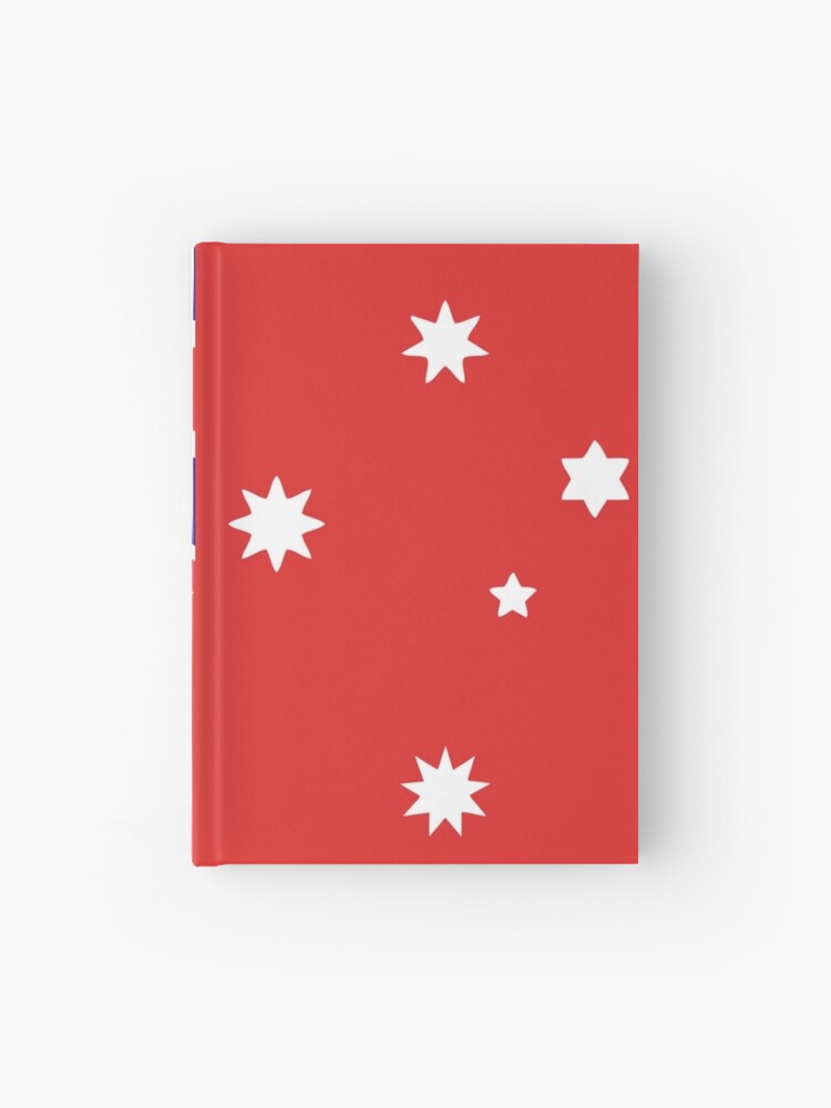 1901 Australian peoples land flag 3-2 ratio federation " Hardcover Journal by | Redbubble