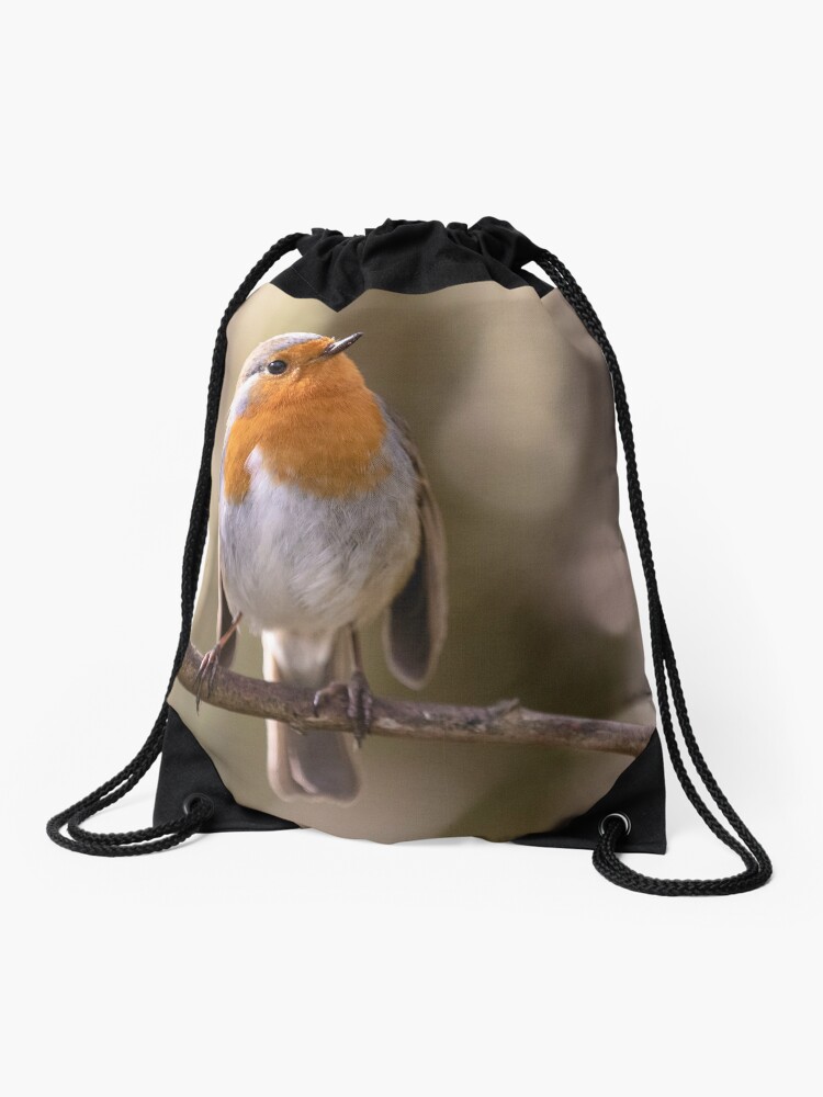 Drawstring Bag, Robin gaze designed and sold by AYatesPhoto