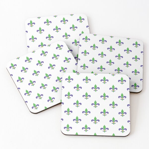 Item preview, Copy of Fleur-de-lis pattern on a white background. designed and sold by Coastal-Designs.