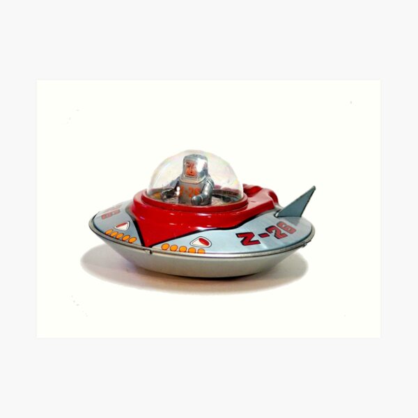 vintage flying saucer toy