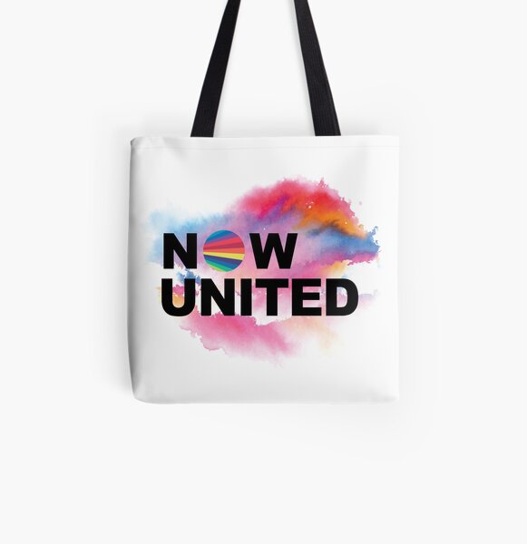 MAINTENANT UNIS avec une touche d'encre de couleurs Tote bag doublé
