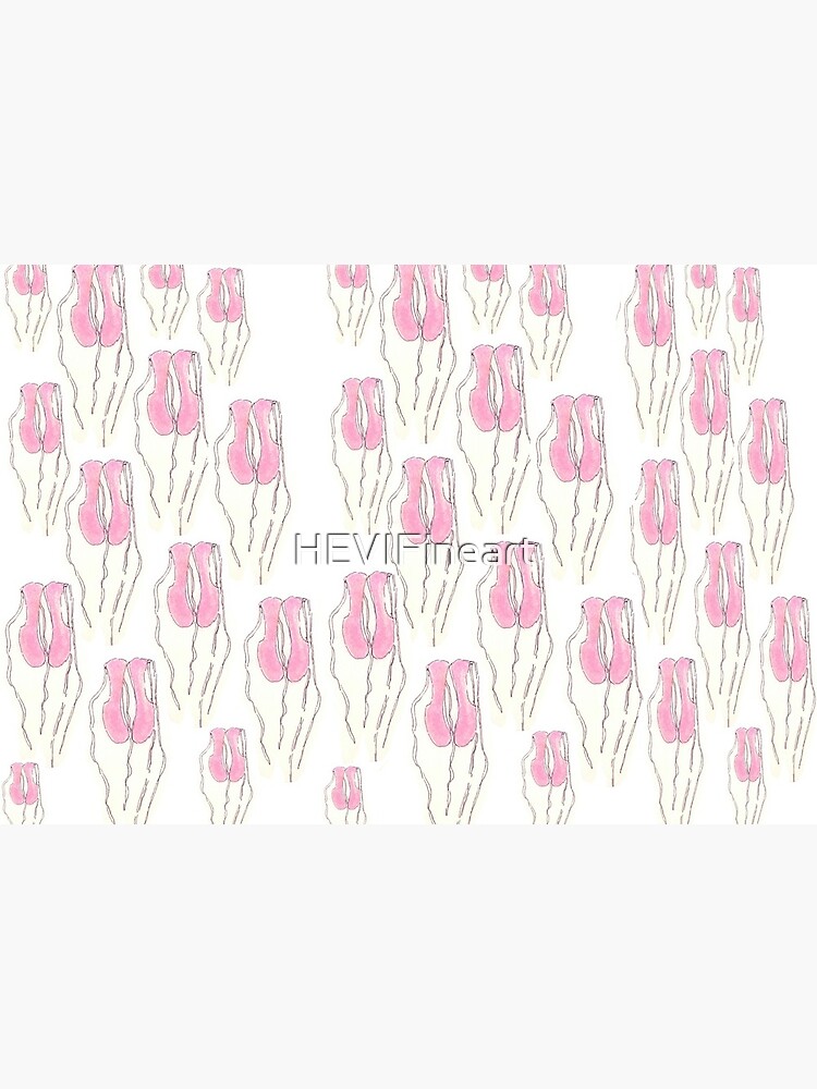 Pink Ballet Slippers pattern by HEVIFineart