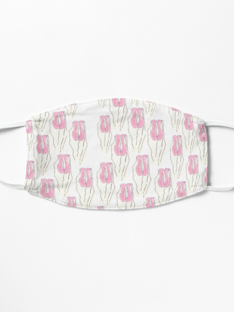 Alternate view of Pink Ballet Slippers pattern Mask