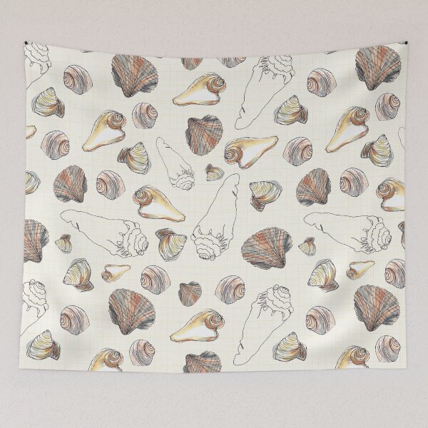 Item preview, Shell drawings  designed and sold by kittyvdheuvel.