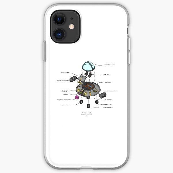 RICK SPACESHIP iPhone Soft Case