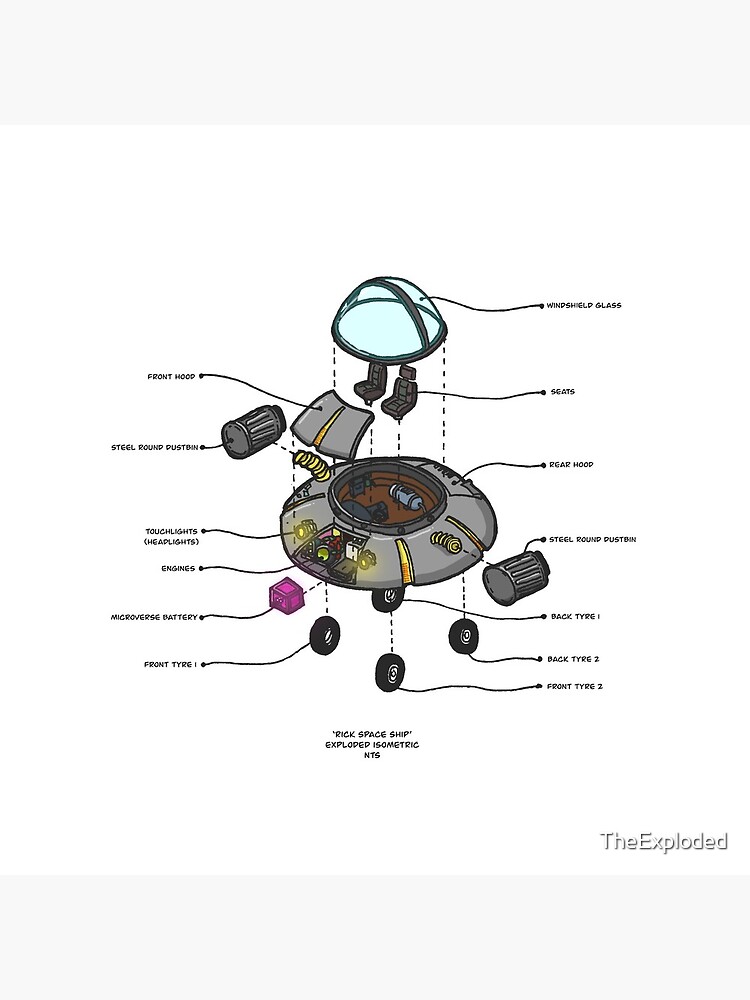 RICK SPACESHIP by TheExploded
