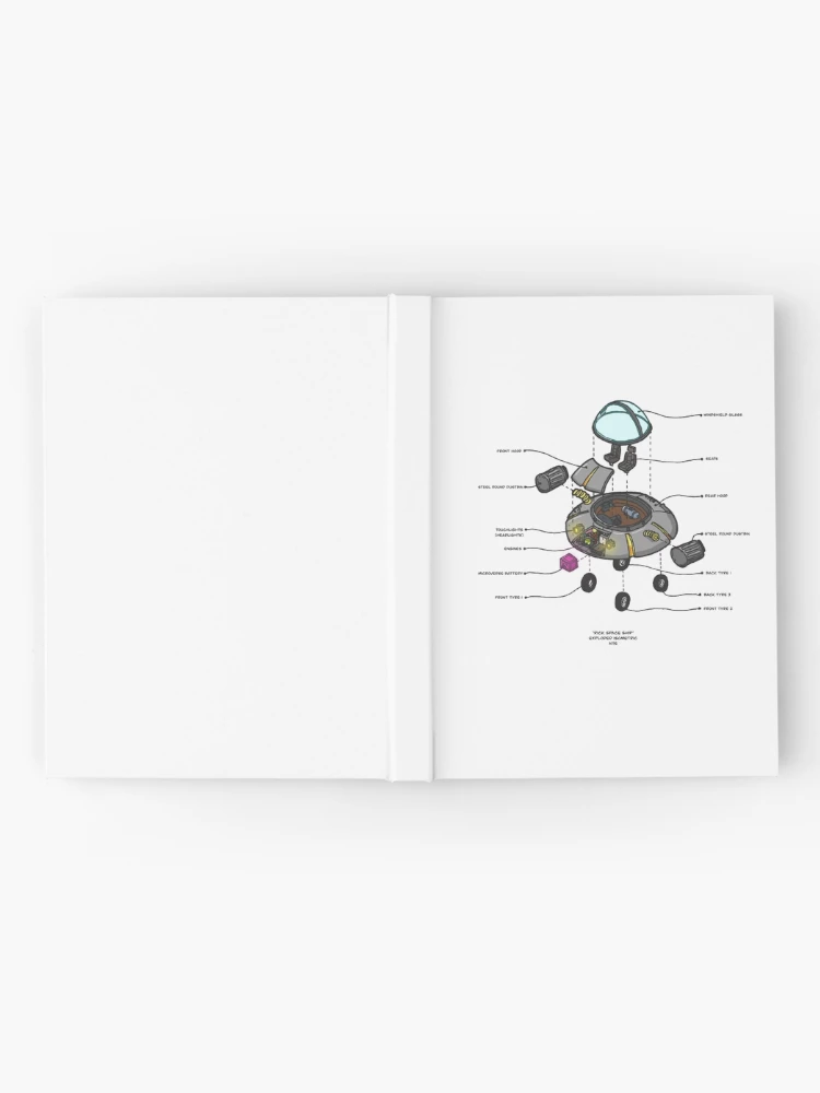 Thumbnail 2 of 3, Journal, RICK SPACESHIP designed and sold by TheExploded.