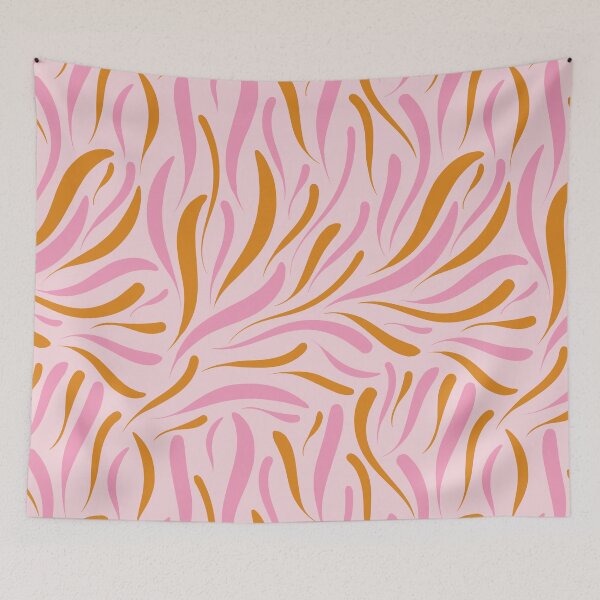 Item preview, Organic shapes pink designed and sold by Aralma.