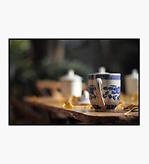 Chinese teacup Photographic Print