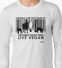 VeganChic ~ Animals Are Not Objects Long Sleeve T-Shirt