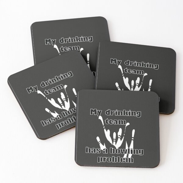 Item preview, My drinking team has a bowling problem : Funny Shirts For Boys&Girls designed and sold by SalaheddineB.