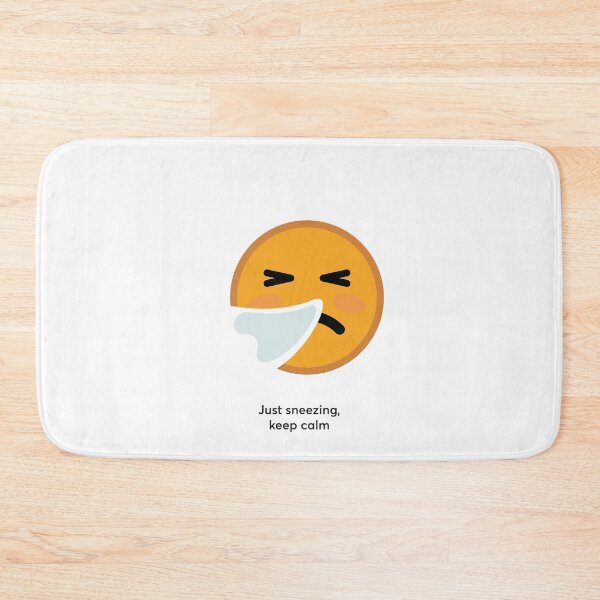 Item preview, Emoticon of the COVID-19 Symptom- Sneezing. designed and sold by Pelumii.