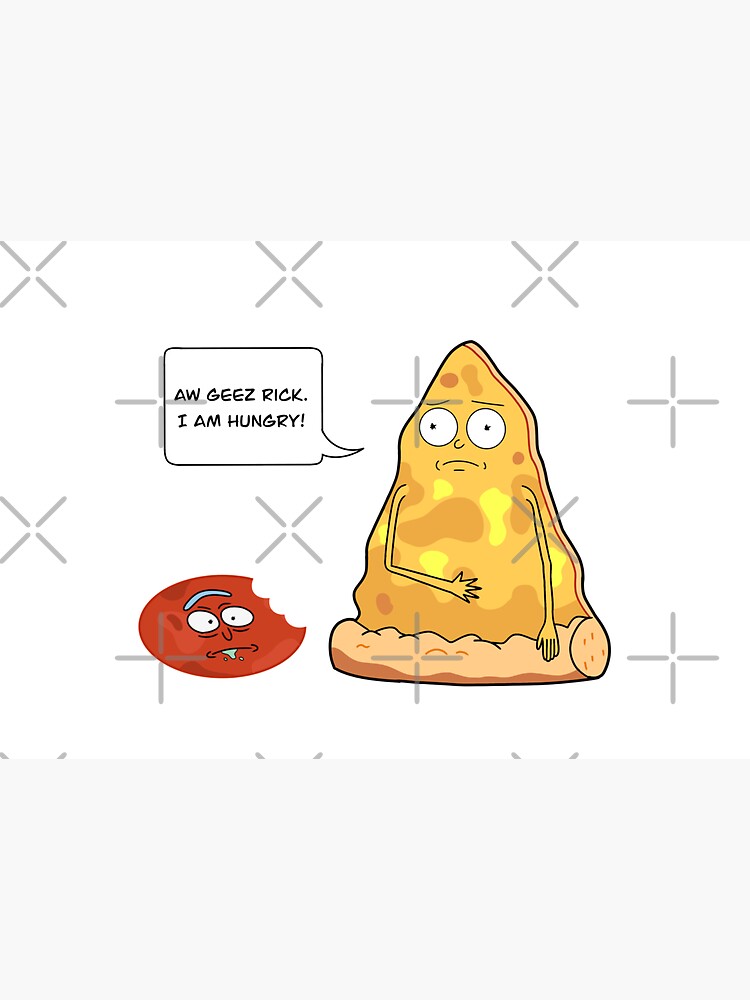 Pizza Morty with salami Rick by Funner