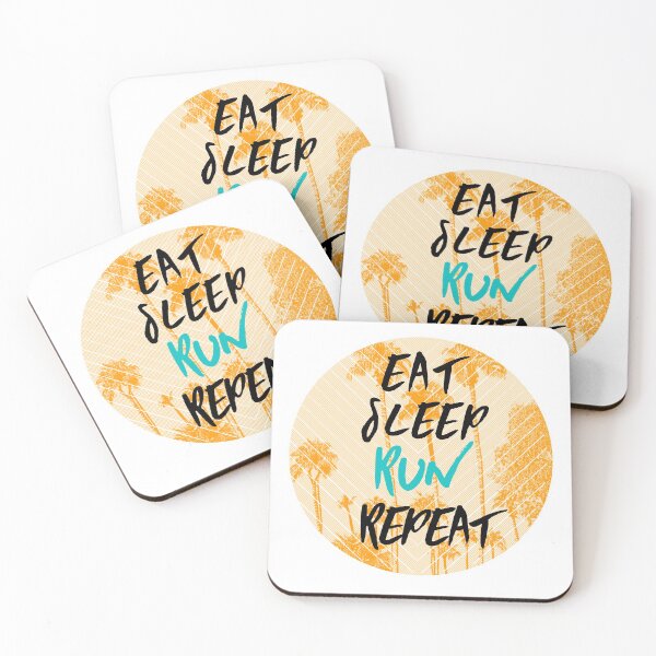 Item preview, eat. sleep. RUN. repeat designed and sold by dazed-draft.