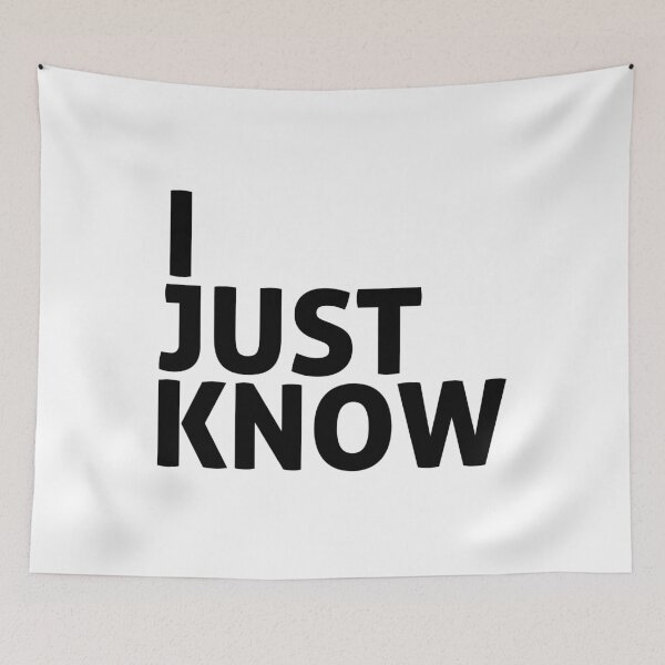 Item preview, I just know designed and sold by phassystore.