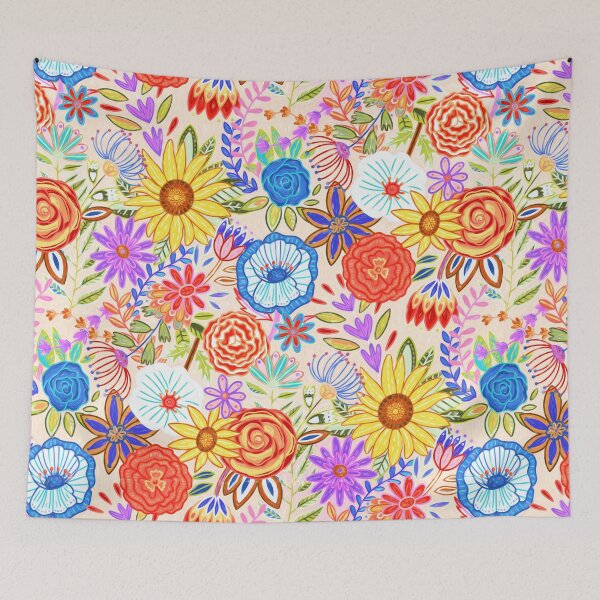 Item preview, Summer Festive Floral  designed and sold by TigaTiga.